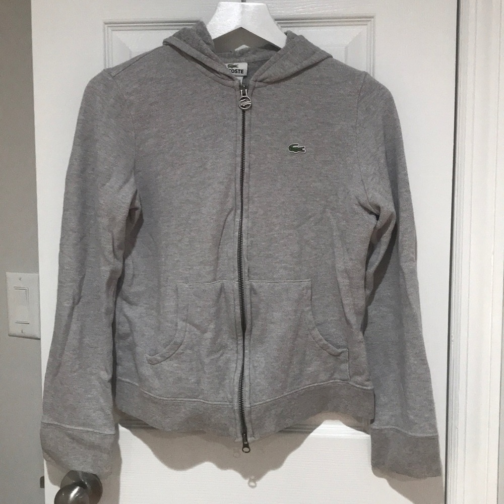 Lacoste Terry Cloth Zip Hoodie